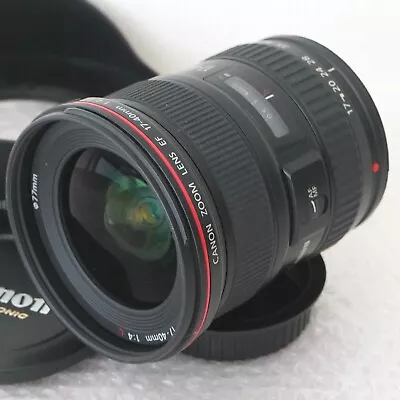 Near MINT Canon EF 17-40mm /F4 L USM Ultra Wide Angle Zoom Lens Ef Mount Japan • $588.83