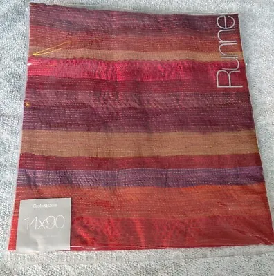 NEW W/tag!  CRATE & BARREL  Moroccan Spice   Table Runner 14 X 90 • $27.99