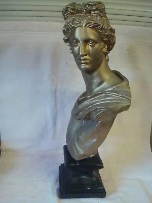 Reproduction Of MICHELANGELO DAVID BUST STATUE 24  TALL (Item #237) • $225
