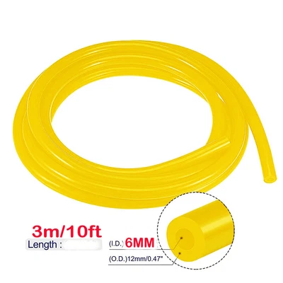 $14.24 • Buy 10FOOT Silicone Vacuum Hose 6mm/1/4  Yellow Line Pipe Tube 0.25  Fit M-Benz
