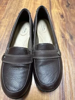 Clark Brown Loafers Size 9 • $25.99