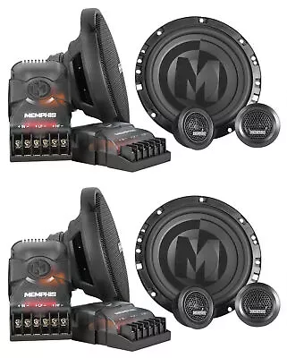 (2) Pairs Memphis Audio PRX60C 6.5  100 Watt Component Car Speakers W/Crossovers • $219.90