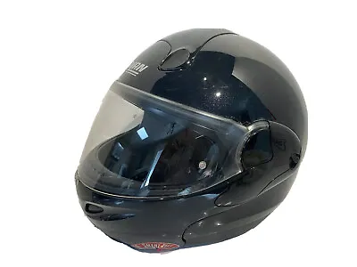 $69.99 • Buy NOLAN N100E GENESIS GLOSS BLACK  Motorcycle Helmet With Smart Lift, Size Small