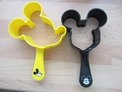 2 Mickey Mouse Pastry/biscuit Cutters • £2