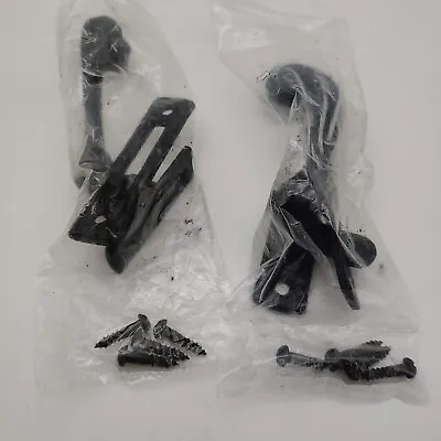 Pair (2) Of Black Antique Ironwork Casement Fasteners NEW Old Stock • $12