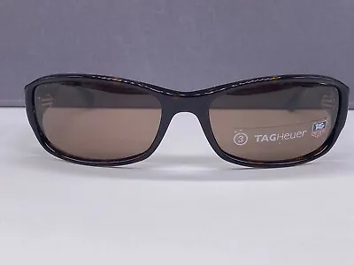 TAG Heuer Sunglasses Men Woman Braun Havana Biker Th 9014 France • £119.26