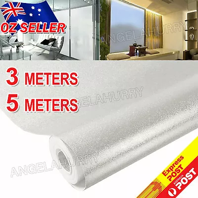90cm*3m/5m Clear Frosted Home Window Glass Removable Privacy Film-NEW • $16.99
