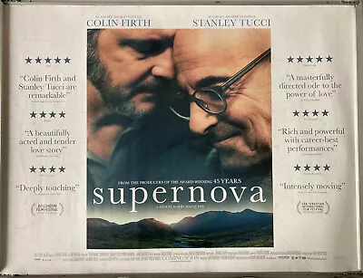 Cinema Poster: SUPERNOVA 2020 (Quad) Colin Firth Stanley Tucci James Dreyfus • £9.95