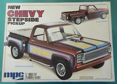 Mpc 1978 Chevy Stepside Pickup 1/25 Scale Model Kit Sealed Inside #7814 • $50