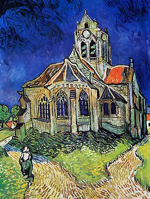 The Church At Auvers By Vincent Van Gogh Art Print • $11.95