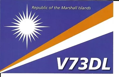 QSL 2014 Majuro Marshall Islands   Radio Card • $6.02