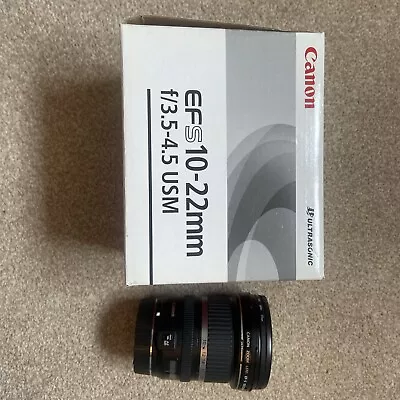 Canon Ed’s 10-22mm F/3.5-4.5 USM With Canon Box • £95