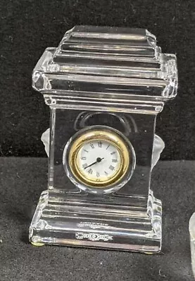 Rosenthal Versace Crystal Desk Clock • $220