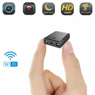 Mini Micro HD WIFI Camera Audio Video Recording Night Vision 1080P Spy Security • $26.70