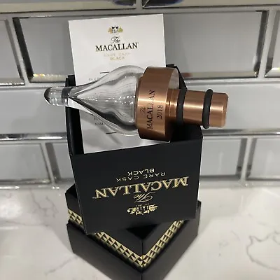 Macallan Rare Cask Black Bottle Stopper 2018 Whiskey Scotch Rare Copper Edition • $189.95