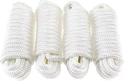 4 Pack 20 FT 5/8 Inch Double Braid Nylon Dock Line Mooring Rope Anchor Line • $52.99