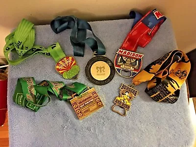 Marathon Running Medal Lot Of 5 Lot # 11 • $60