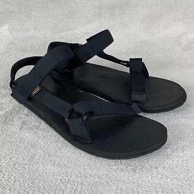 Teva Original Universal Urban Men's Sandals Size 14 Black Nylon Water Comfort • $29.99