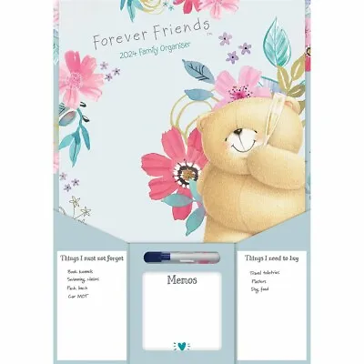 Forever Friends A3 Family Organiser 2024 - Art - Month To View • £8.98