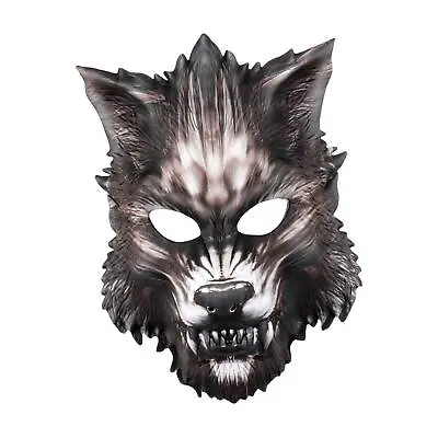 £6.96 • Buy Halloween Wolf Mask Scary Half Face Werewolf EVA For Costume Kids Aldult