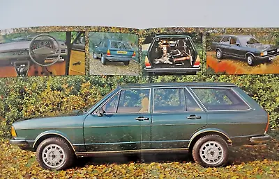 1978 Audi 80 Gls Estate Old Uk Main Dealer Sales Brochure Classic & Vintage Car • $7.35