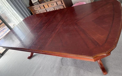 $30 • Buy Solid Extension Dining Table With Some Chairs - Great Restoration Project