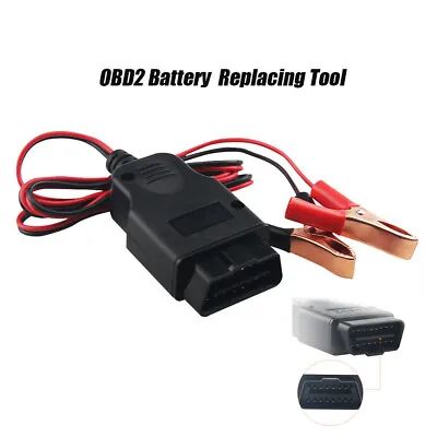 12V OBD2 Car Automotive Computer ECU Memory Saver Battery Safe Replacement Tool • $15.99