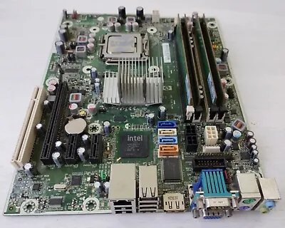 HP Compaq 775 Motherboard Bundle Cpu E8500 Ram 8Gb  531965-001 503362-001 • £20