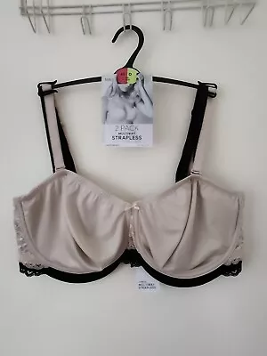 Bnwt Ex M&S Underwired Non Padded Multiway Strapless Smoothing Bra-2 Pack - 40D • £17.99
