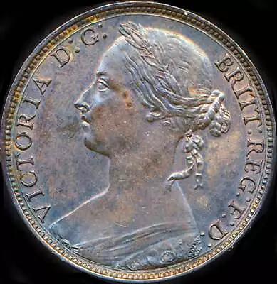 1882H Penny F115 Obv 12 Rev N  AUNC • £180