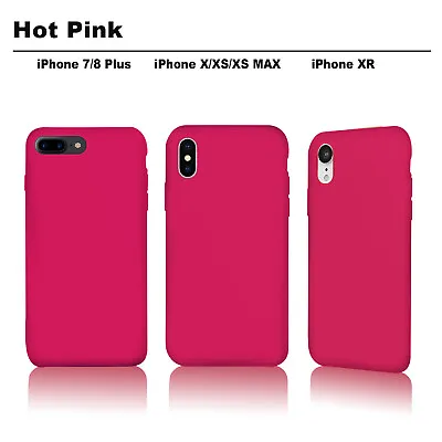 $8.99 • Buy For IPhone X XS Max XR IPhone 8 Plus IPhone 7 Plus Thin Soft Silicone Case Cover