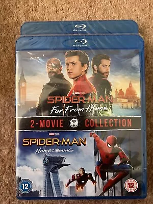 Spider-man Blu-ray Disc 2 Movie Collection Far From Home & Coming Home Dvd • £4.89