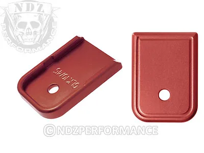 For Glock Magazine Plate 20 21 29 30 40 41 10mm .45 ACP Red Pick Lasered Image • $22.99