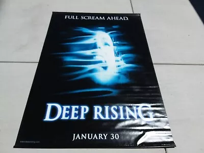 2 Sided VinyL Movie Poster/Banner Full Scream Ahead DEEP RISING 5'8  X 3'10.5  • $24.99