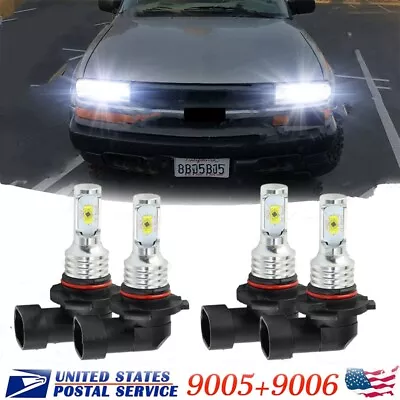 For Chevy S10 1998 - 2002 2003 6000K LED Headlight High&Low Bulbs Combo 4pcs • $22.98