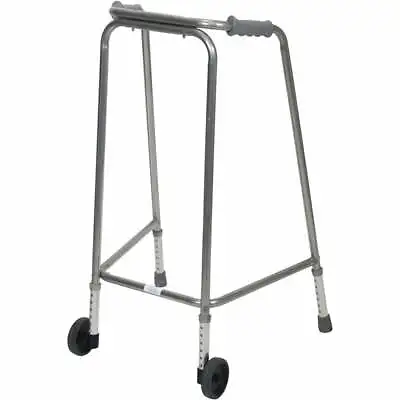 Lightweight Aluminium Walking Frame With Wheels - 690 To 790 Height Extra Large • £48.99