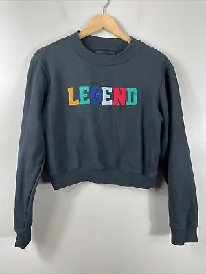 Kendall Kylie Sweatshirt Womens Large Black Legend • $23.28