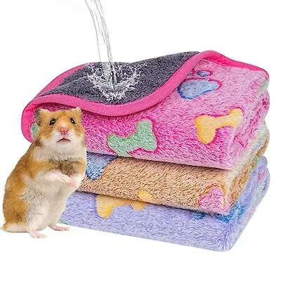 Waterproof Guinea Pig Blankets 1 Pack 3 Washable Guinea Pig Fleece Cage Liners • $10.19