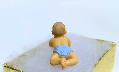 Dollhouse Miniature Tiny  Baby Boy  Doll • $2.49