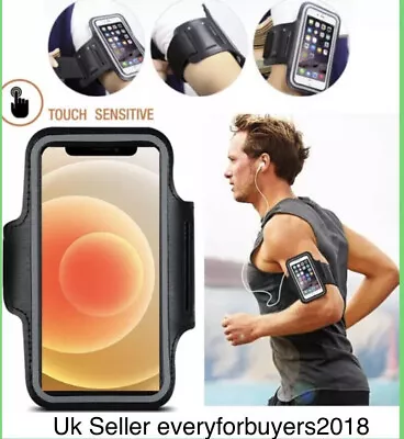 Sports Arm Band Mobile Phone Holder Bag Running Gym Armband Exercise All Phones • £3.49