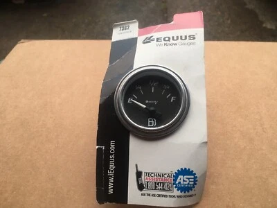 $14.99 • Buy Equus 2  Fuel Level Gauge 7000 Series Fuel Level Short Sweep Electric P/N 7362