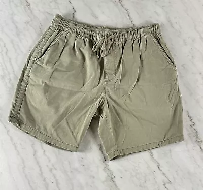 Katin Shorts Mens Large Gray Chino Stretch Drawstring Casual Weekend Beach • $19.99