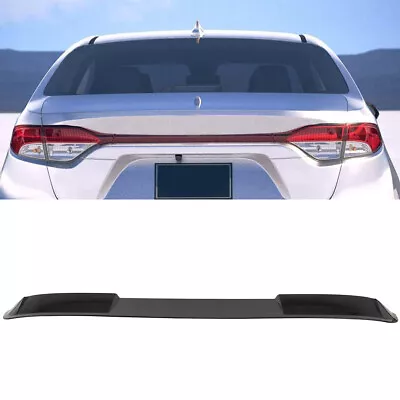 Fits 2020+ Toyota Corolla Sedan Black Gloss Finish Roof Window Spoiler Wing • $51.58