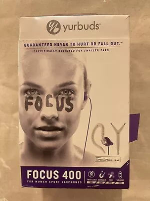 Yurbuds FOCUS 400 Sport Earphone FOR WOMEN In Purple • $14.99