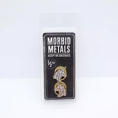 Morbid Metals Geo Unicorn Ear Gauges In Size 1/2” • $10