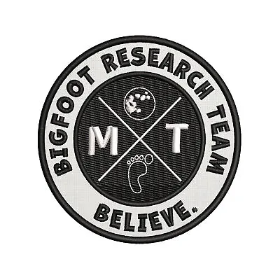 Bigfoot Research Team Montana Patch 3.5  Embroidered Iron-On Applique Legend • $5.50