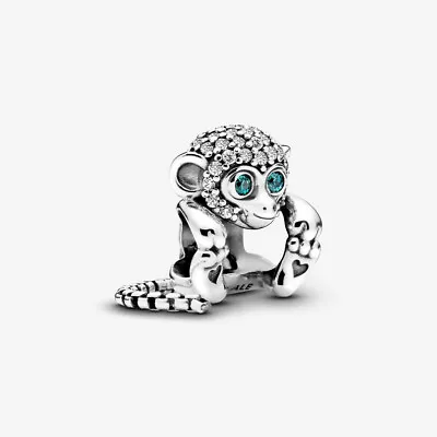 PANDORA Pave Monkey Silver Dangle Charm - 798054CZ • £23.75