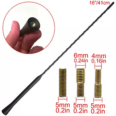 16” Universal Car Roof Antenna Aerial Mast Whip Signal Amplified Stereo Radio. • $11.33