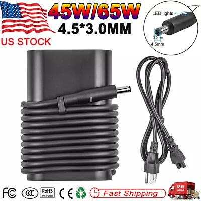45W/65W Charger For DELL PA-12 PA-10 Inspiron 6TM1C AC Adapter LA65NS2-01 4.5mm • $15.99