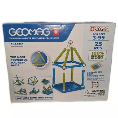 Geomag Sticks & Spheres STEM 25 Pieces Building Construction Set NEW Dented Box • $19.75